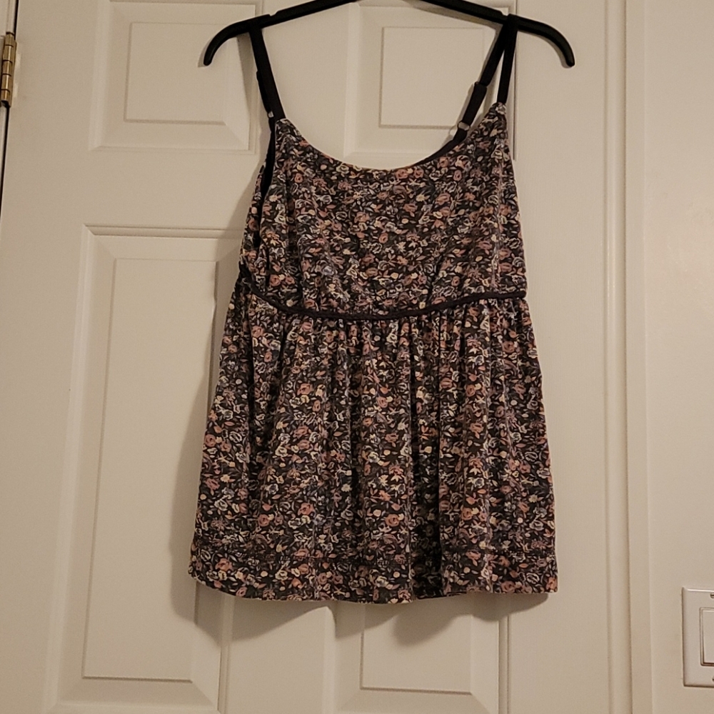 Torrid Floral Tank Top Size 2